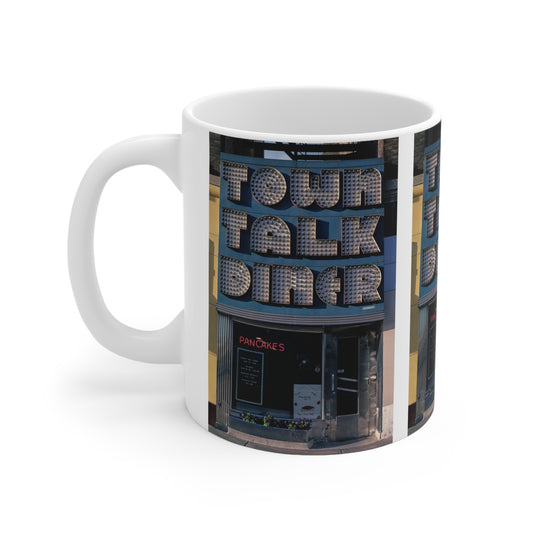 ROADSIDE MUGS - Tasse en céramique Town Talk Diner 11oz