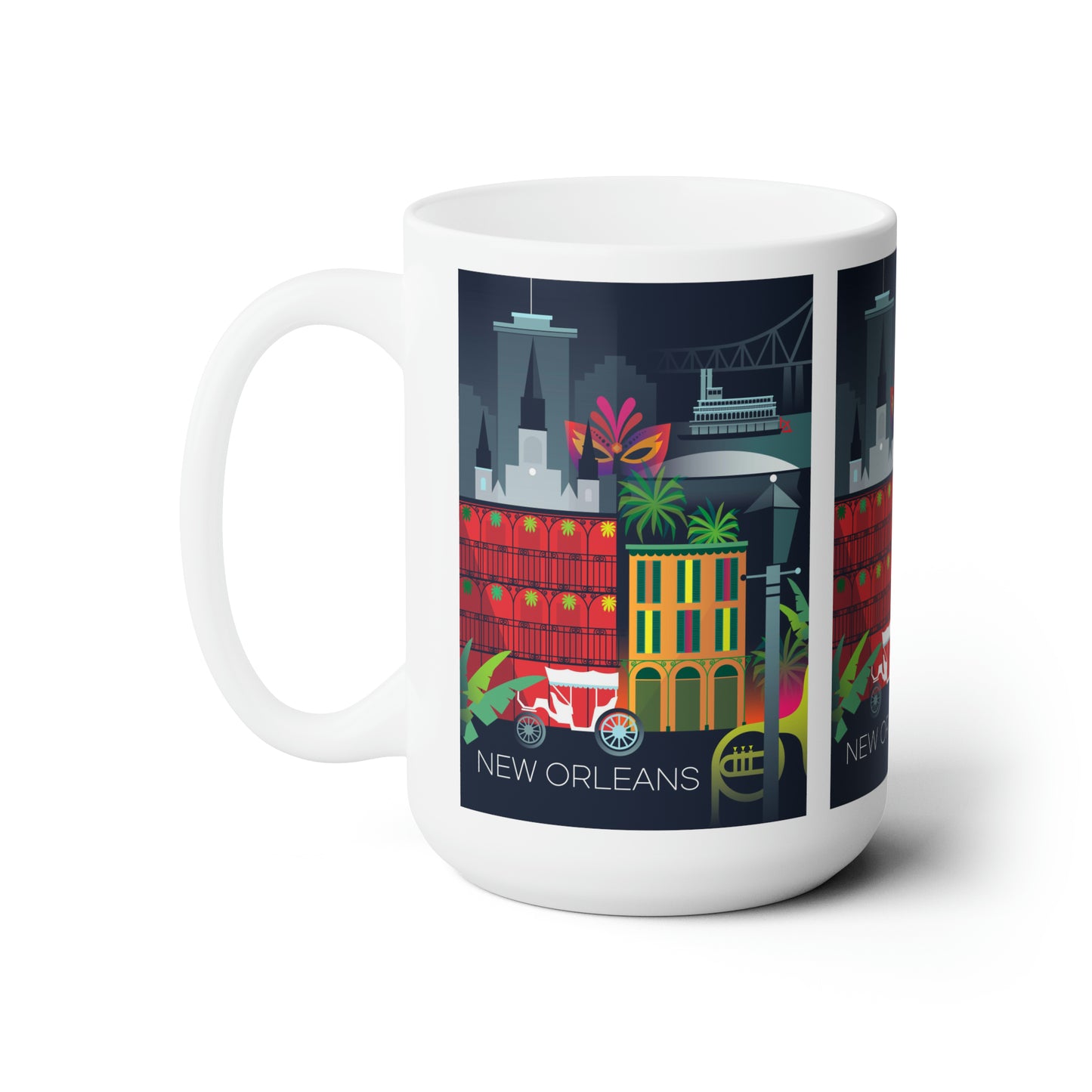 New Orleans Ceramic Mug 11oz or 15oz