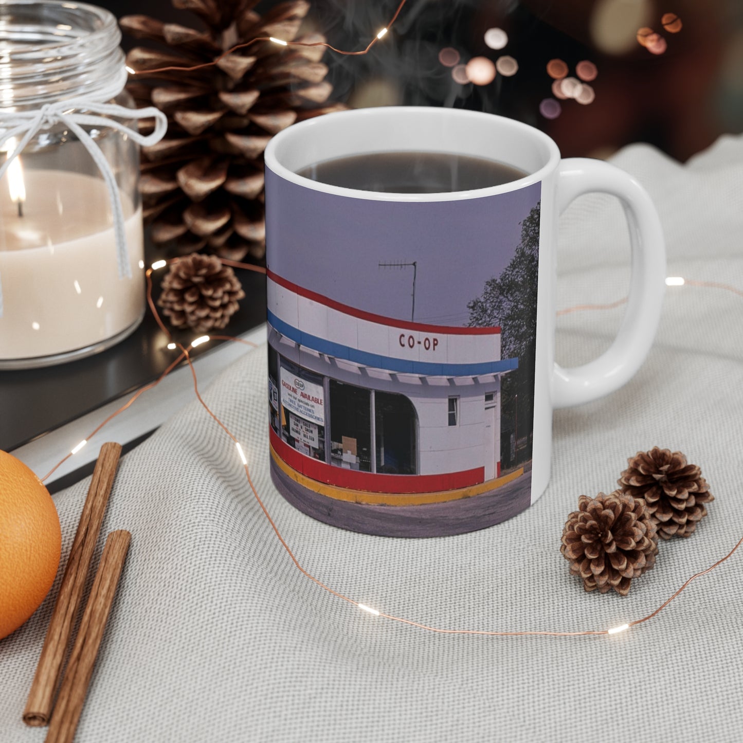 ROADSIDE MUGS - Co-Op Tankstelle Keramikbecher 11oz