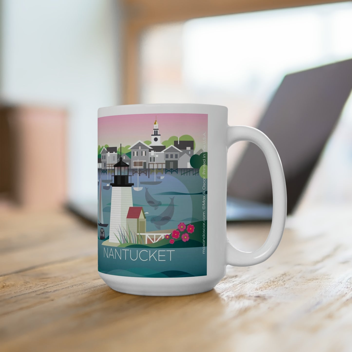 Nantucket Ceramic Mug 11oz or 15oz