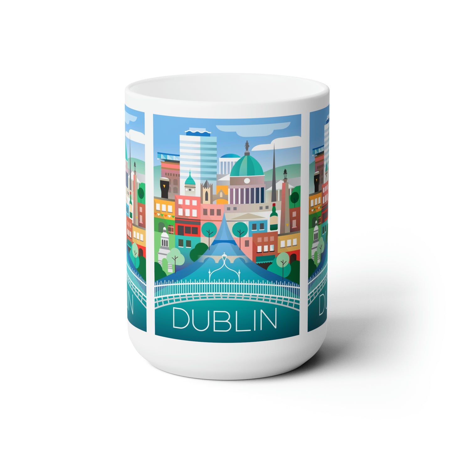 Tasse en céramique Dublin 11oz ou 15oz