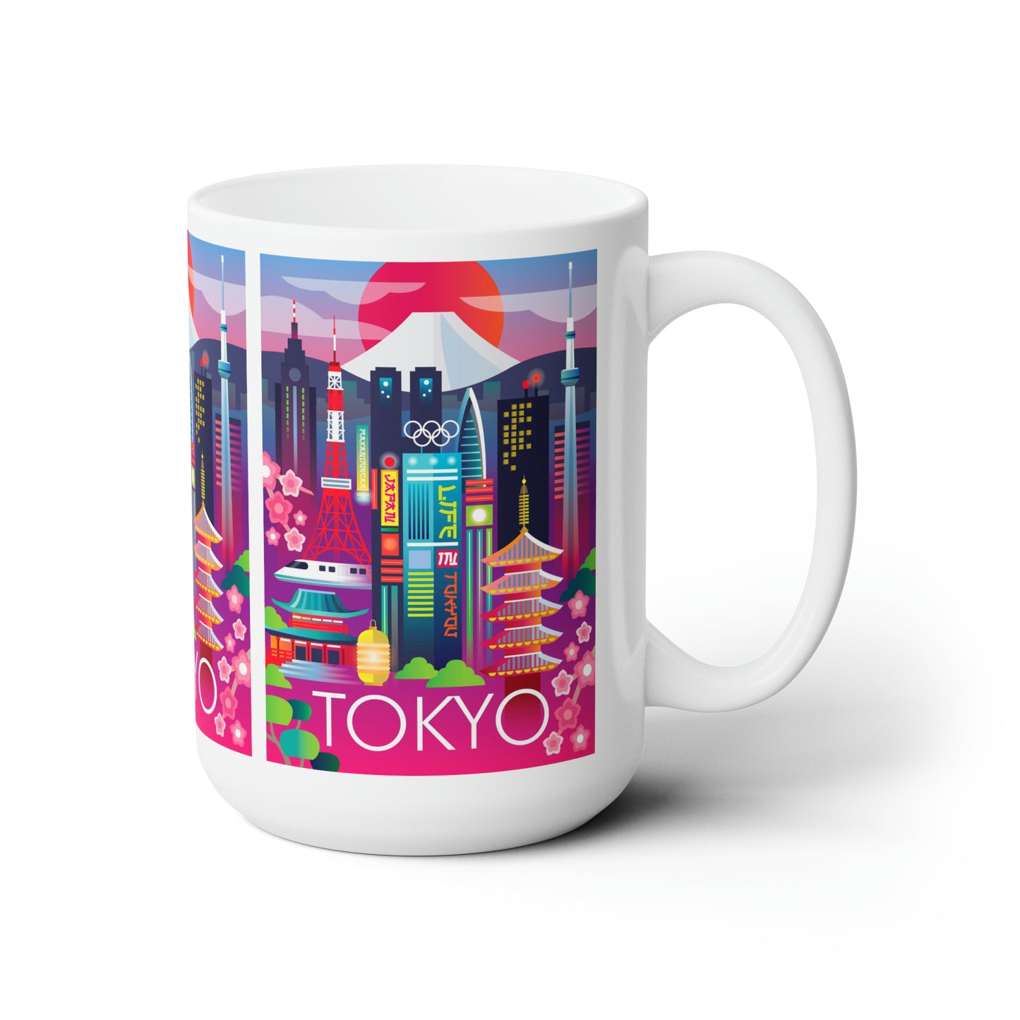 Tasse en céramique Tokyo 11oz ou 15oz 