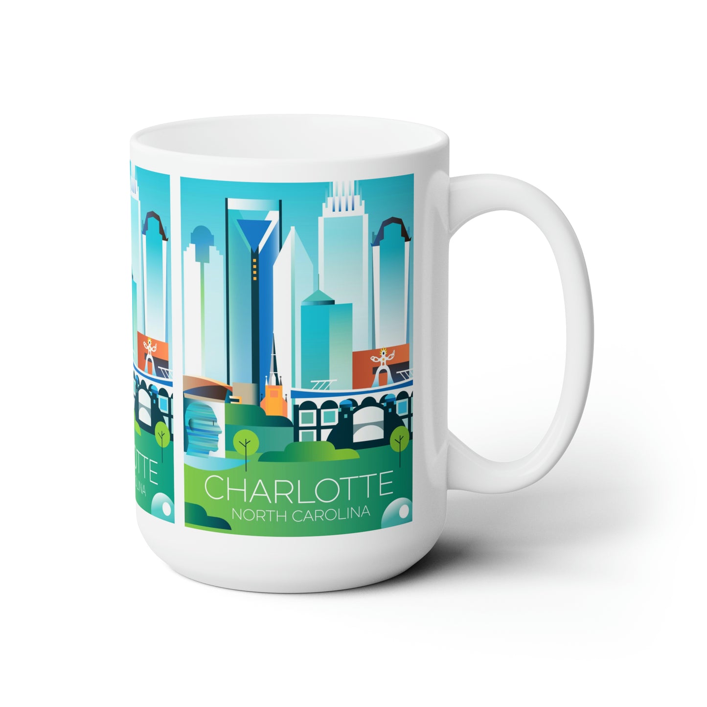 Tasse en céramique Charlotte 11oz ou 15oz 