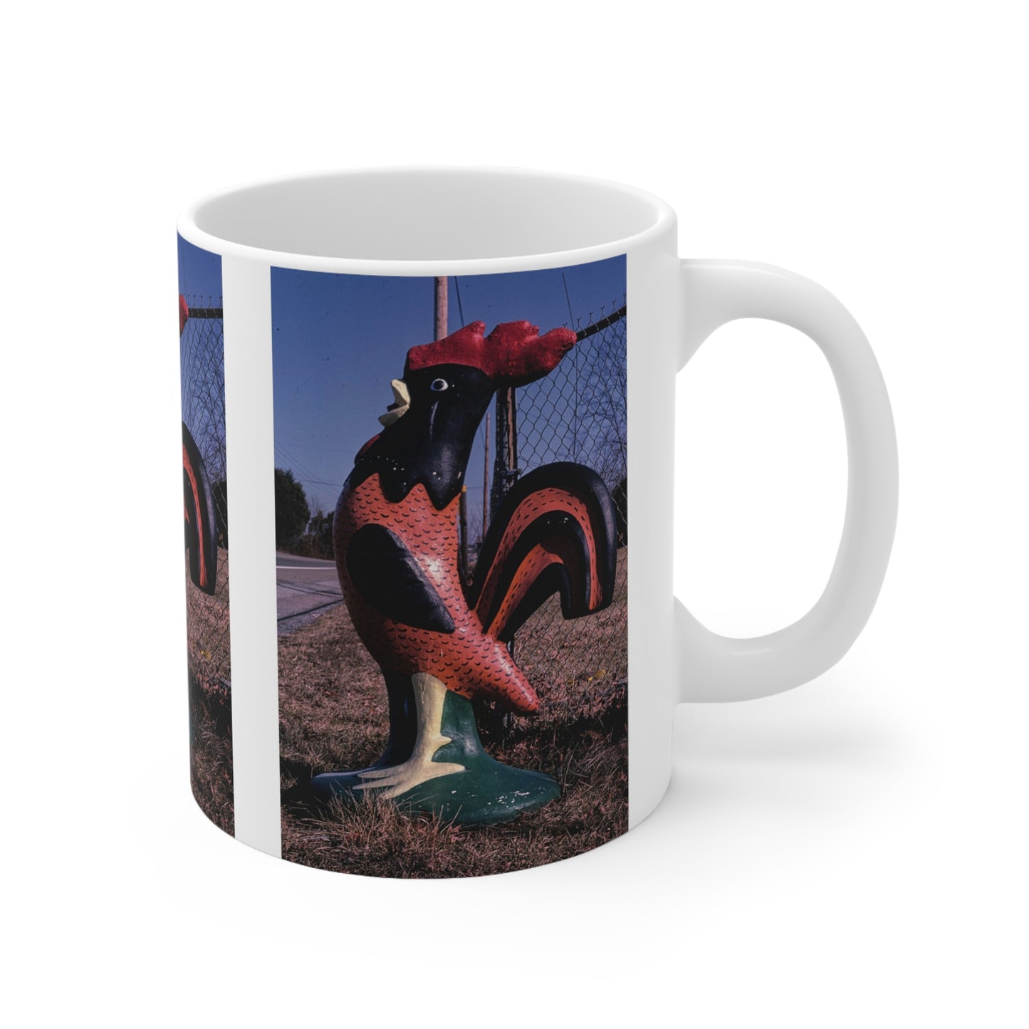 ROADSIDE MUGS - Tasse en céramique grand coq 11oz