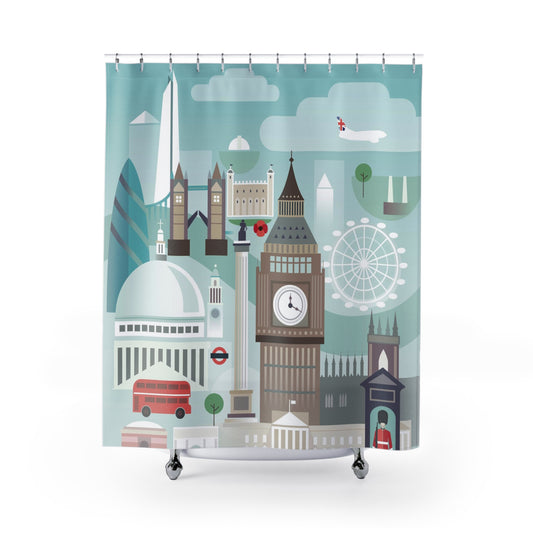 London Shower Curtain