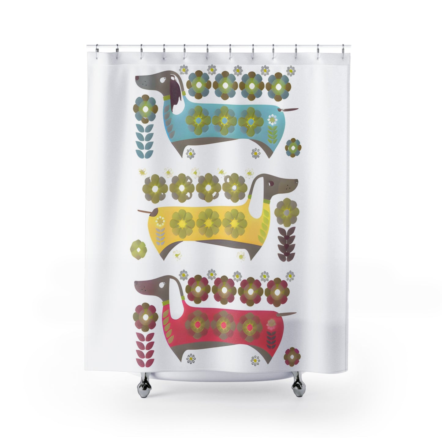 Dachshunds for Days Shower Curtain