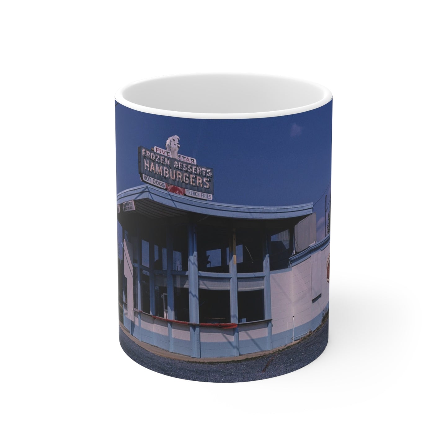 ROADSIDE MUGS – Fünf-Sterne-Keramikbecher, 325 ml