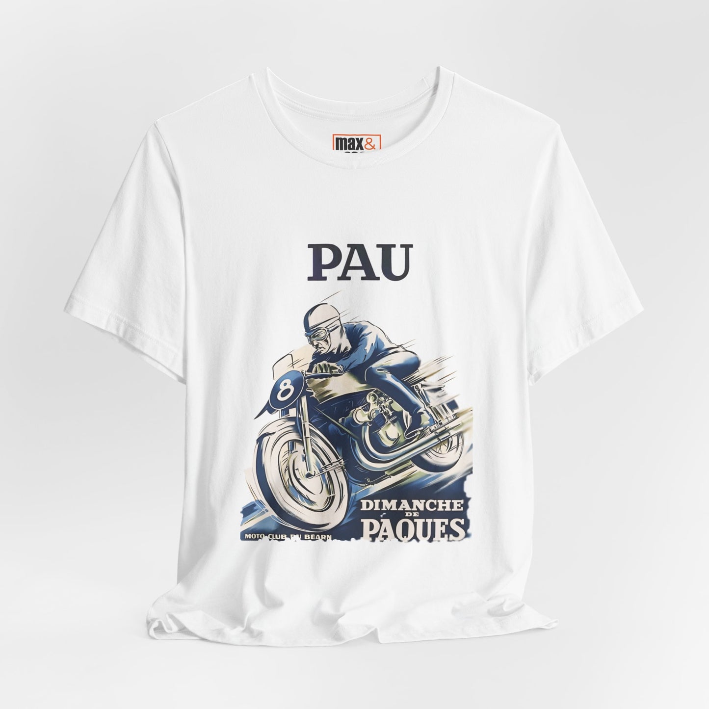 Pau Vintage Motorcycle Graphic Tee
