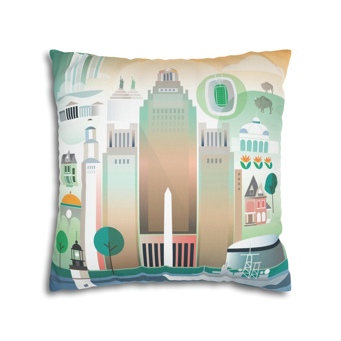 Buffalo, New York Cushion Cover