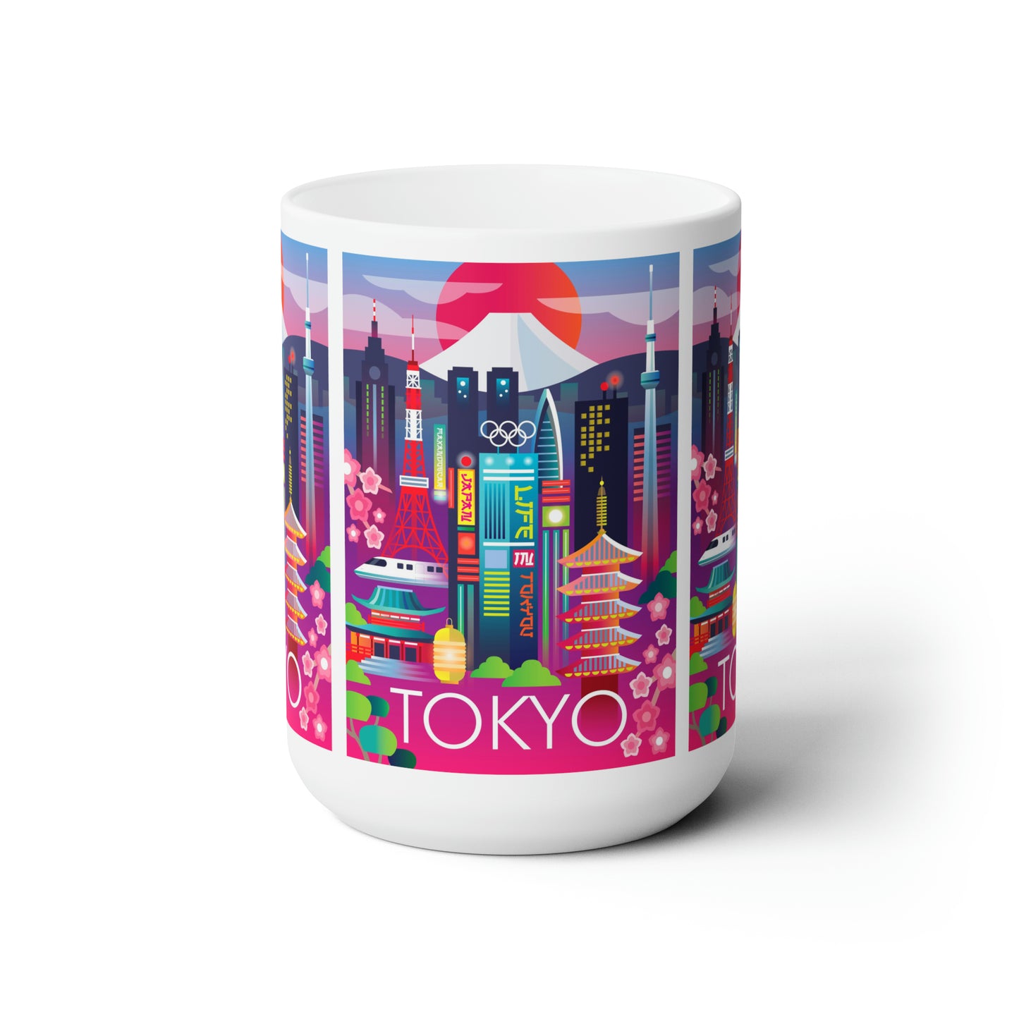 Tasse en céramique Tokyo 11oz ou 15oz 