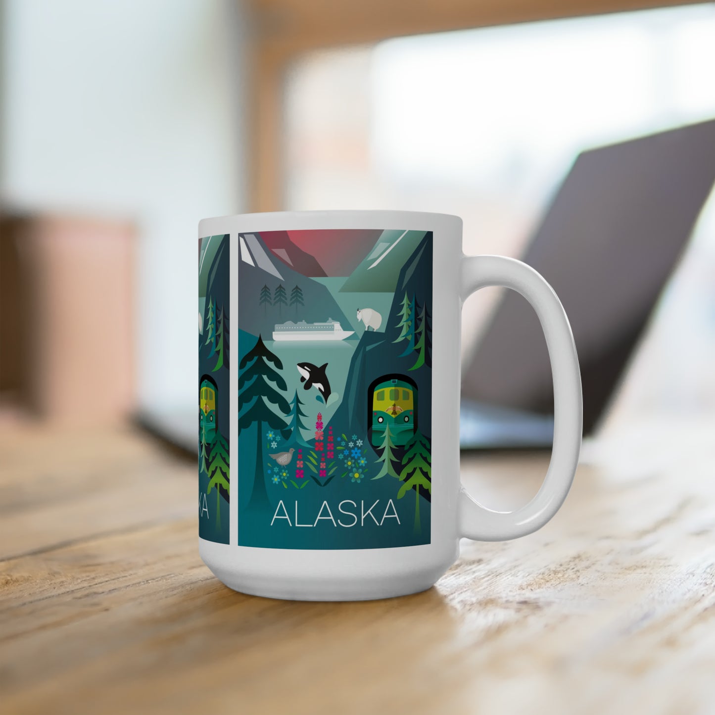 Tasse en céramique Alaska 11oz ou 15oz 