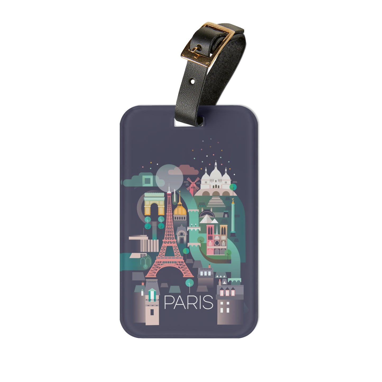 Paris Luggage Tag