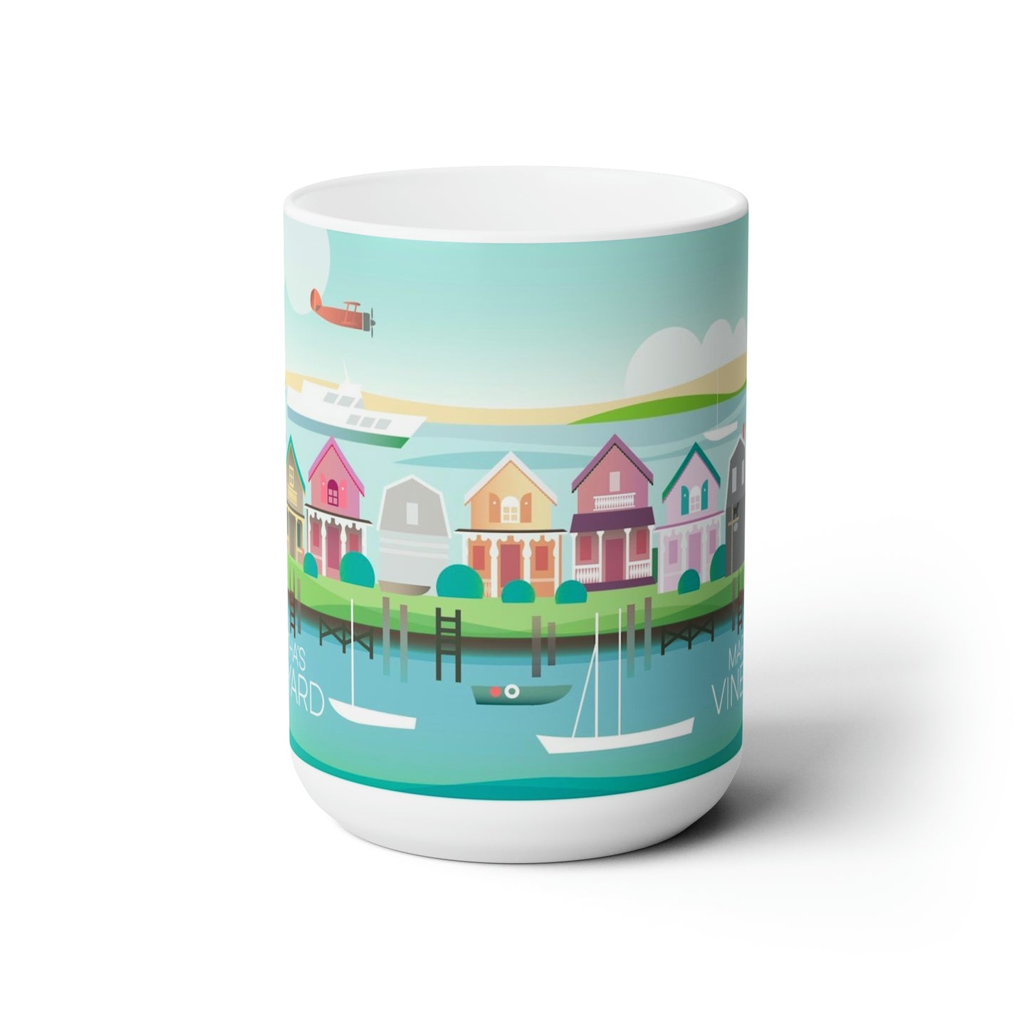 Martha's Vineyard Ceramic Mug 11oz or 15oz