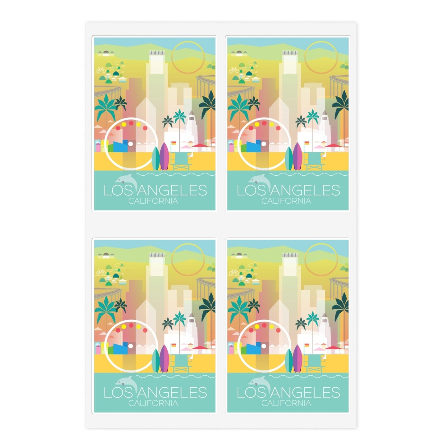 Los Angeles Sticker Sheet