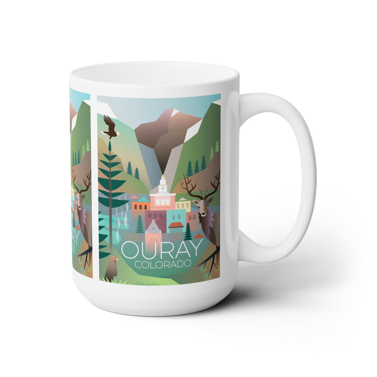 Tasse en céramique Ouray 11oz ou 15oz 