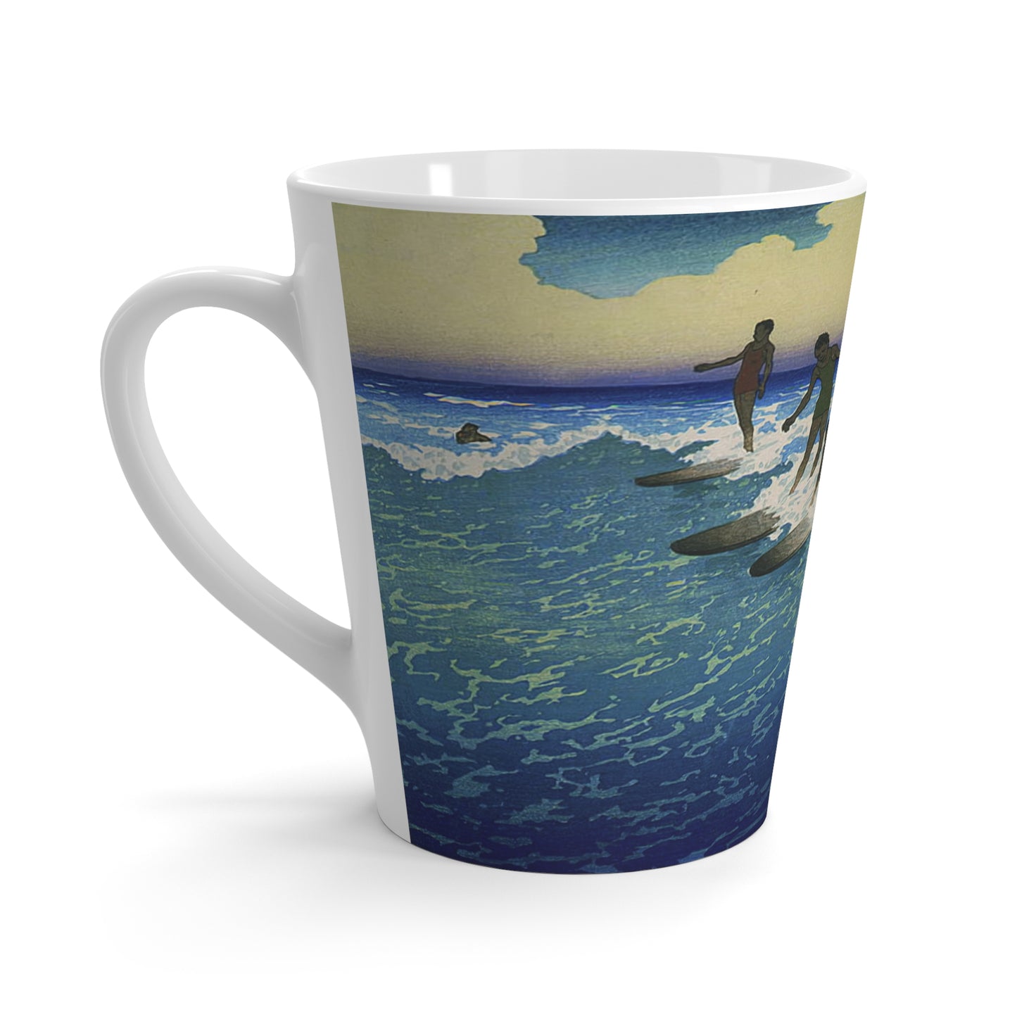 Tasse Latte Surfeurs Vintage