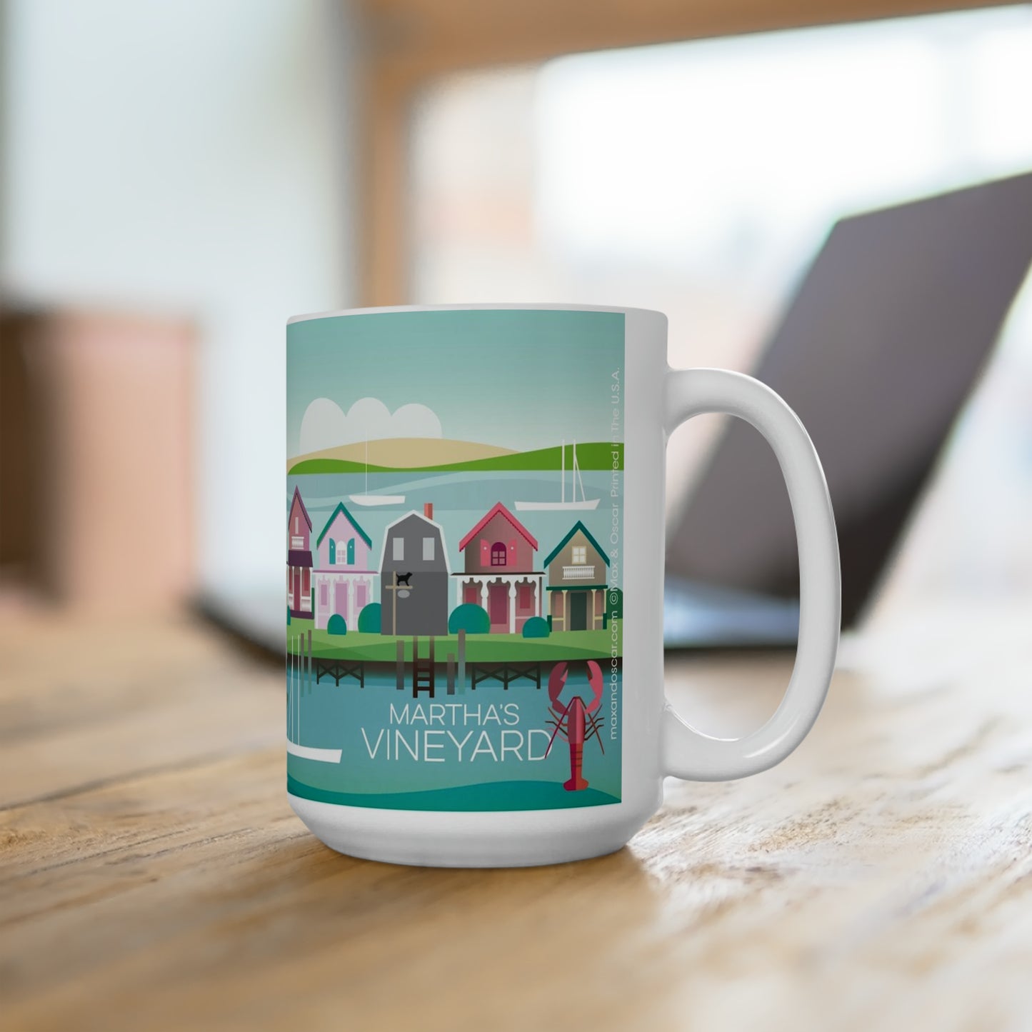 Martha's Vineyard Ceramic Mug 11oz or 15oz