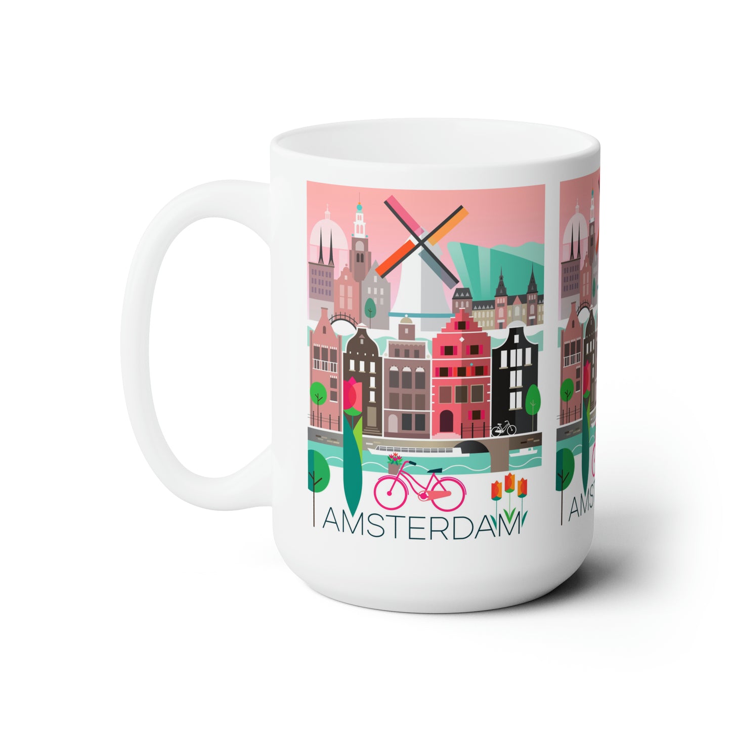 Tasse en céramique Amsterdam 11oz ou 15oz 