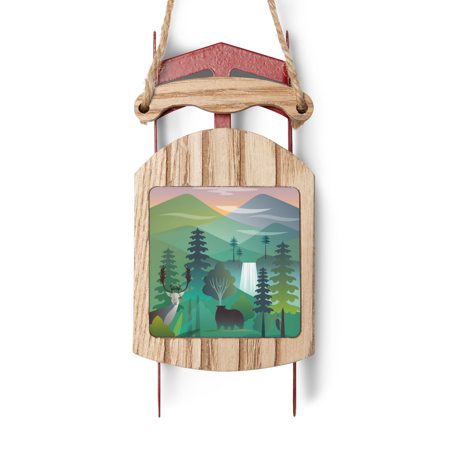 Great Smoky Mountains National Park Sled Ornament