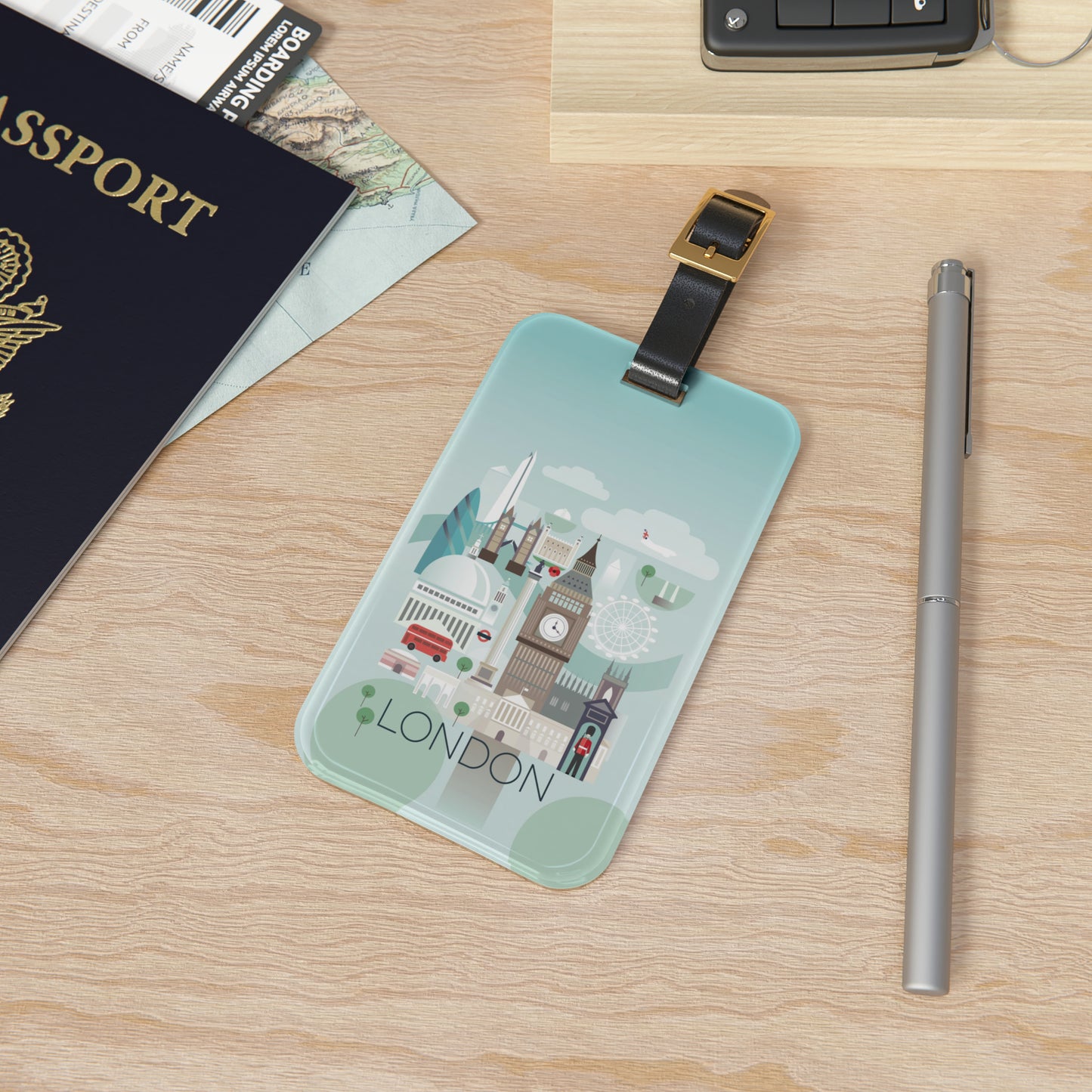 London Luggage Tag