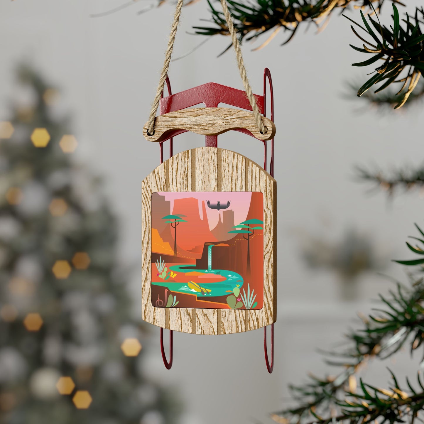 Grand Canyon Sled Ornament