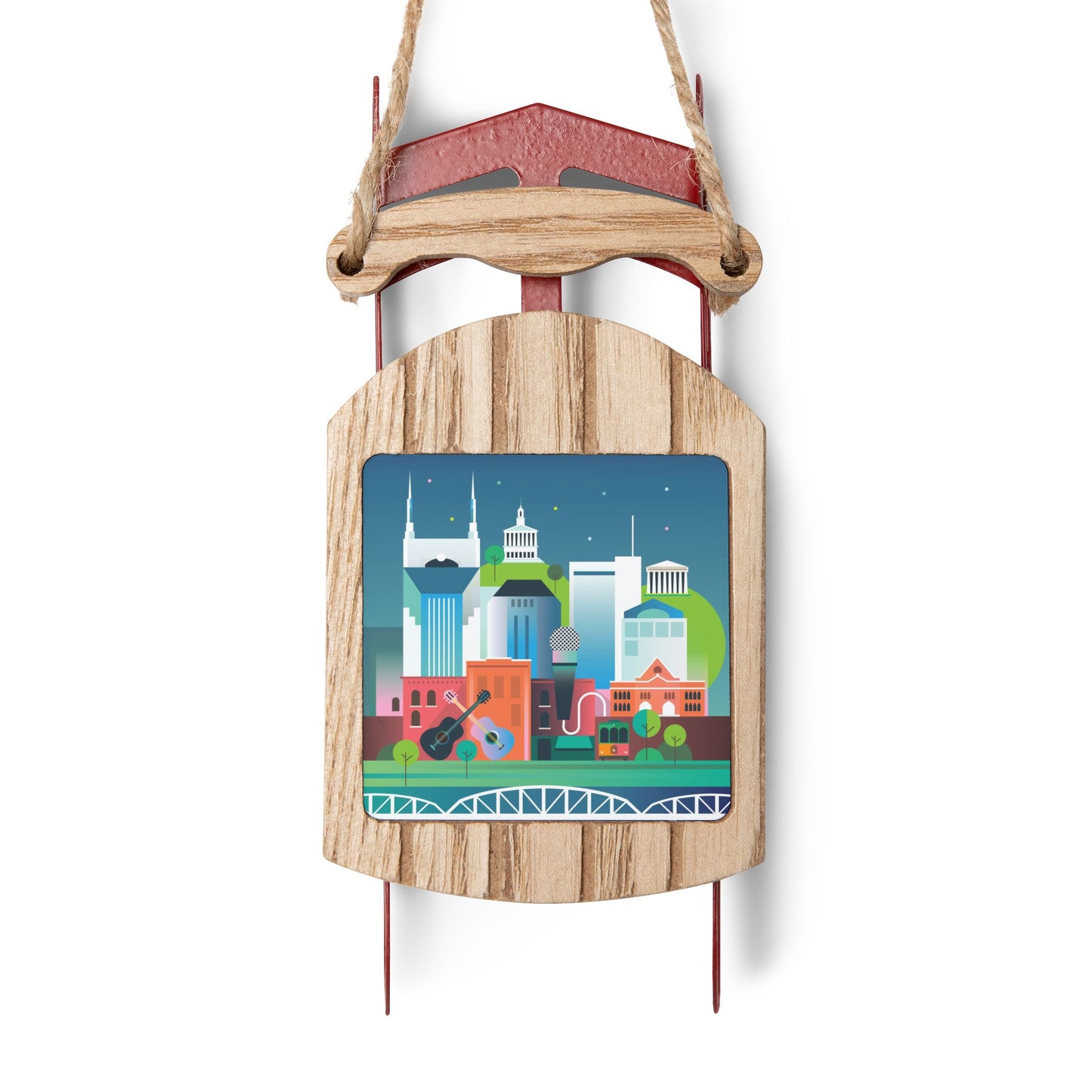 Nashville Sled Ornament