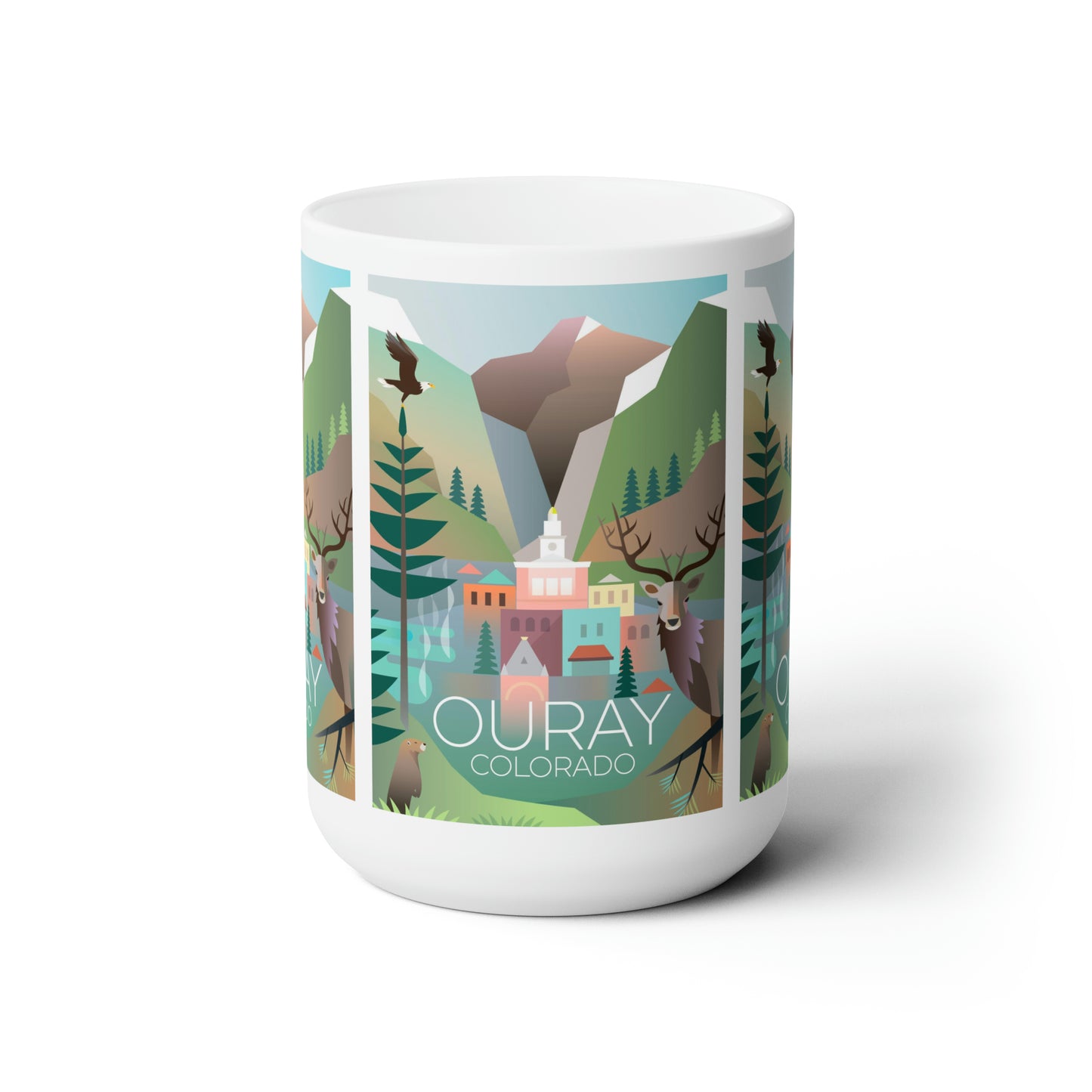 Tasse en céramique Ouray 11oz ou 15oz 