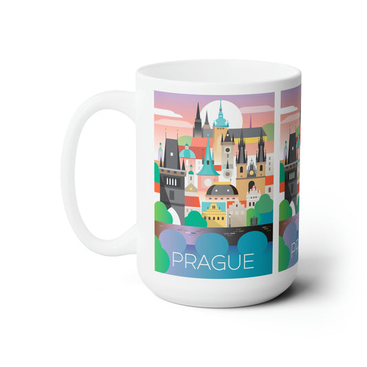 Tasse en céramique Prague 11oz ou 15oz 