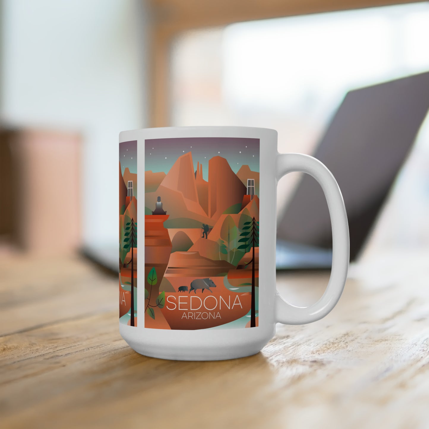 Tasse en céramique Sedona 11oz ou 15oz 