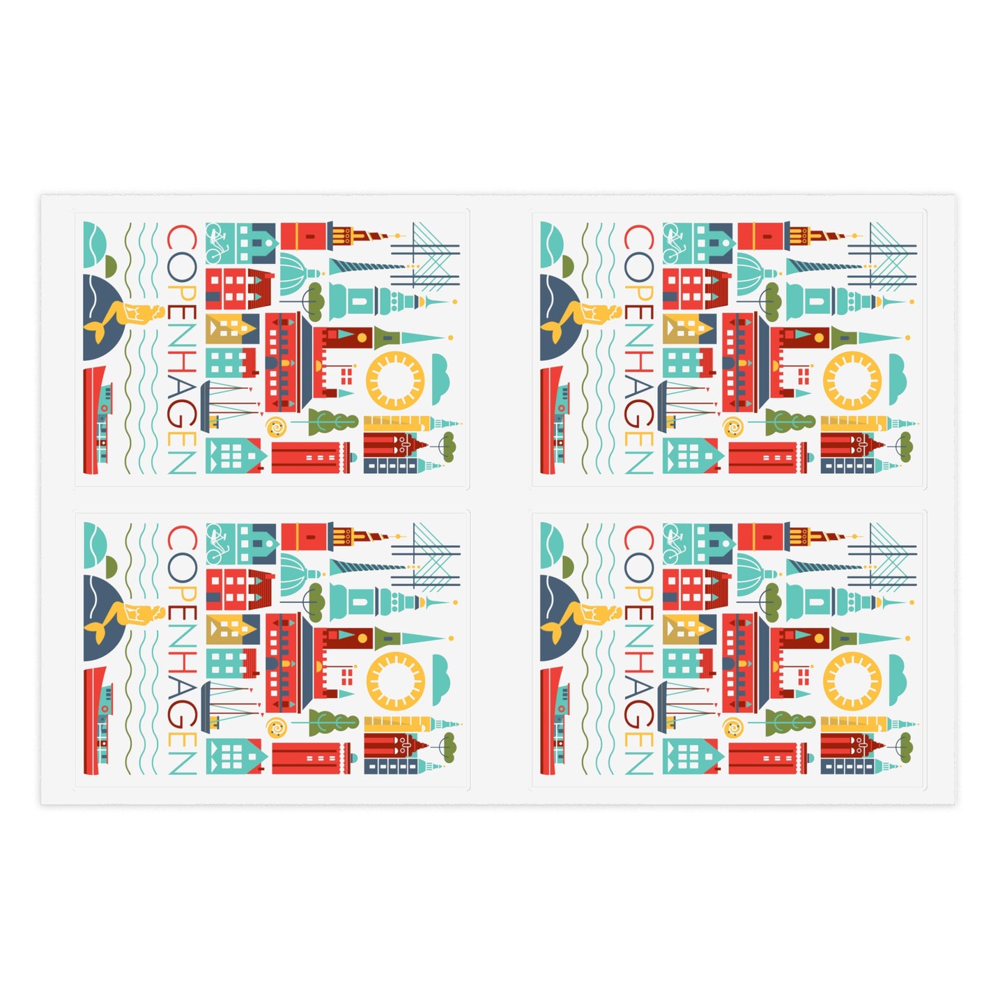 Copenhagen Scandi Sticker Sheet