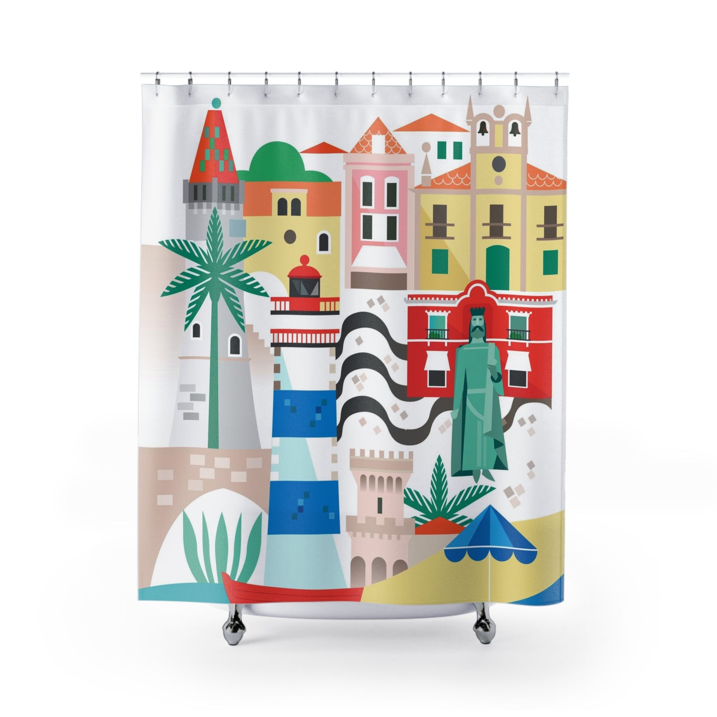 Cascais Shower Curtain