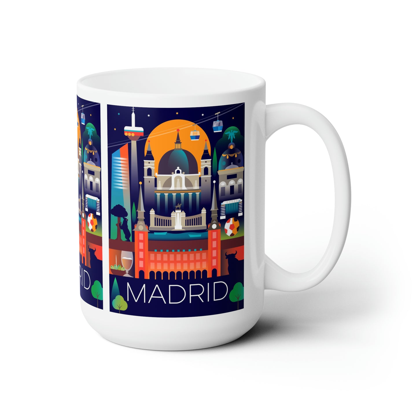 Madrid Keramiktasse 11oz oder 15oz 