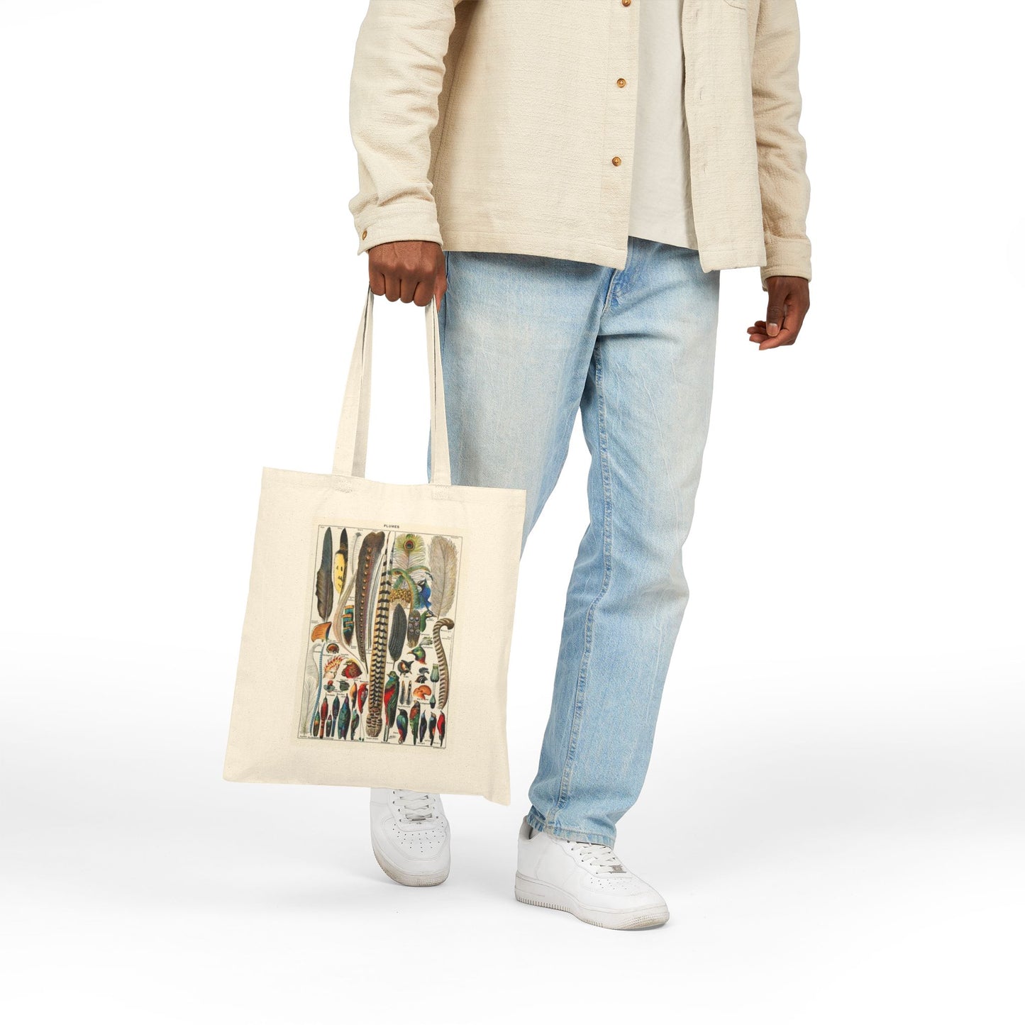 Bird in Orange Tote