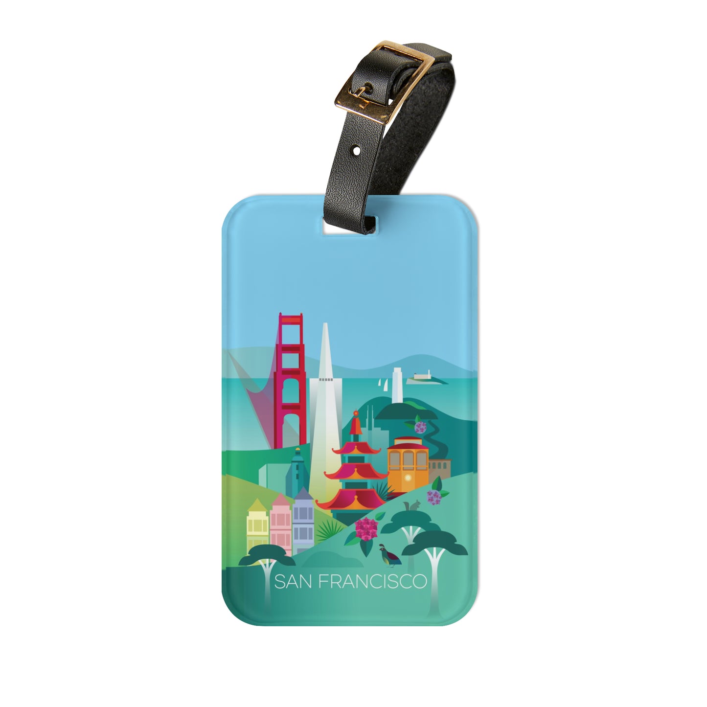 San Francisco Luggage Tag