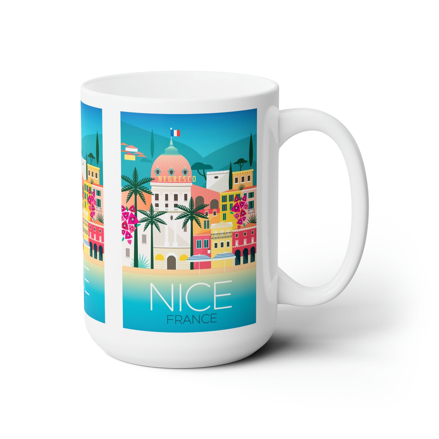 Nice, France Ceramic Mug 11oz or 15oz