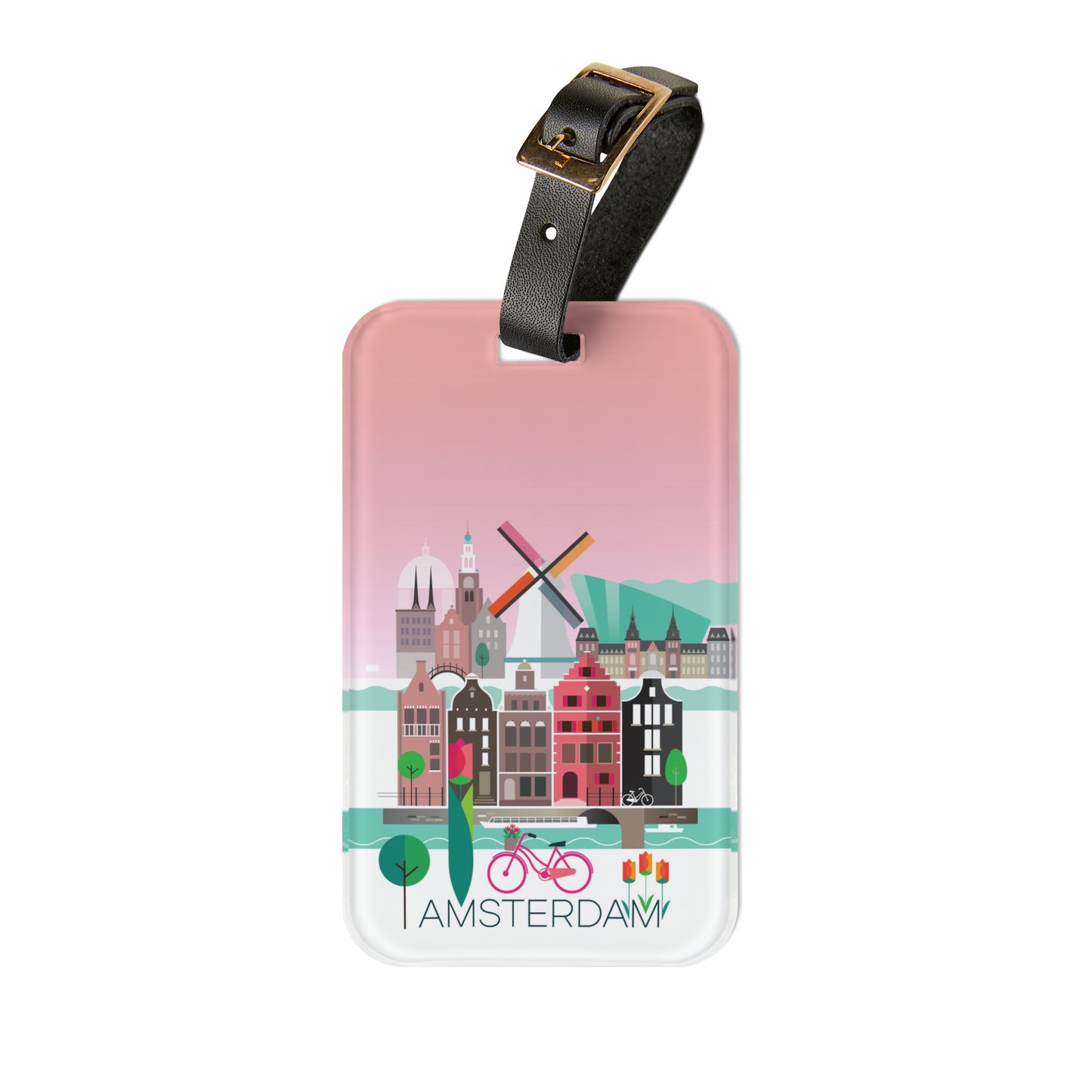 Amsterdam Luggage Tag