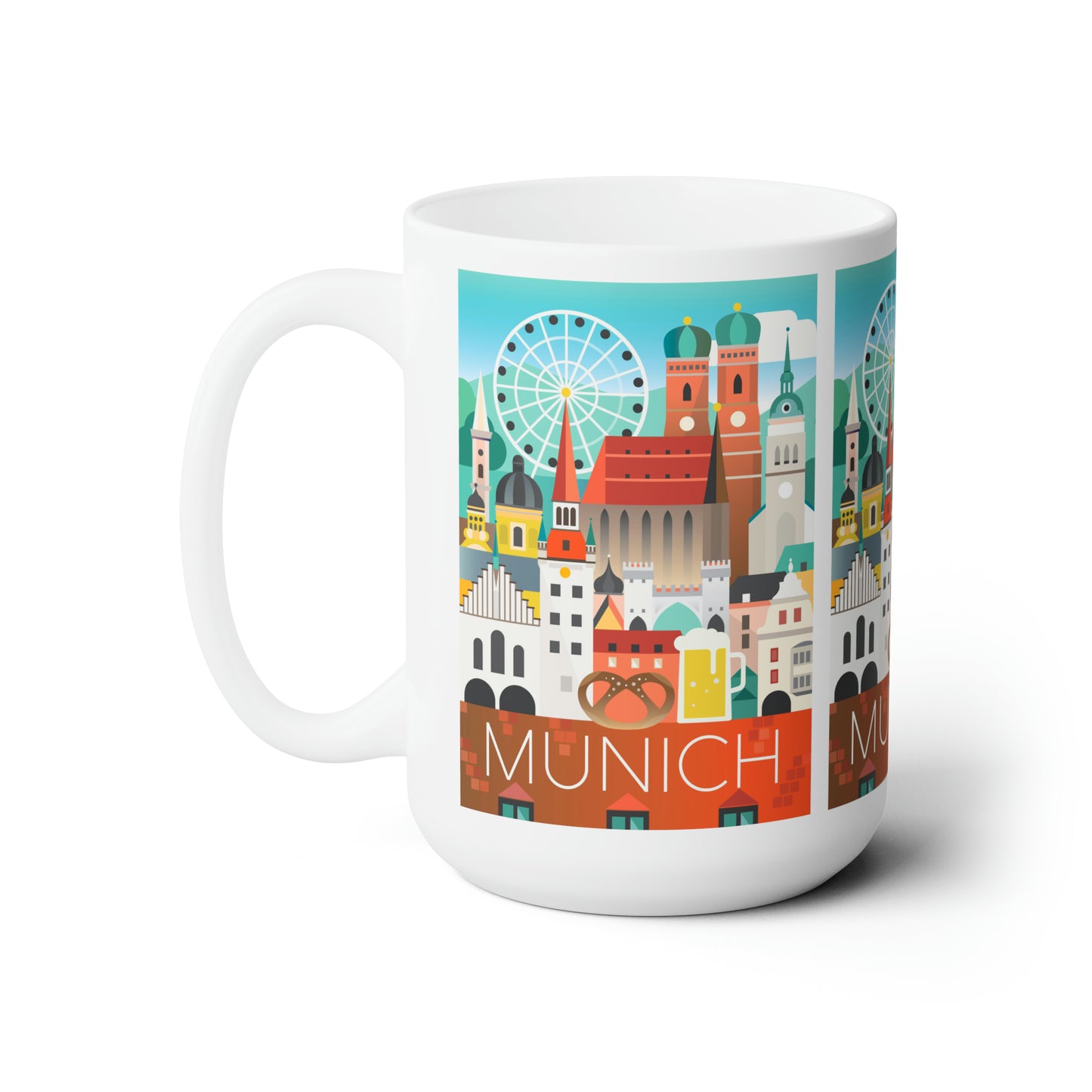 Tasse en céramique Munich 11oz ou 15oz 