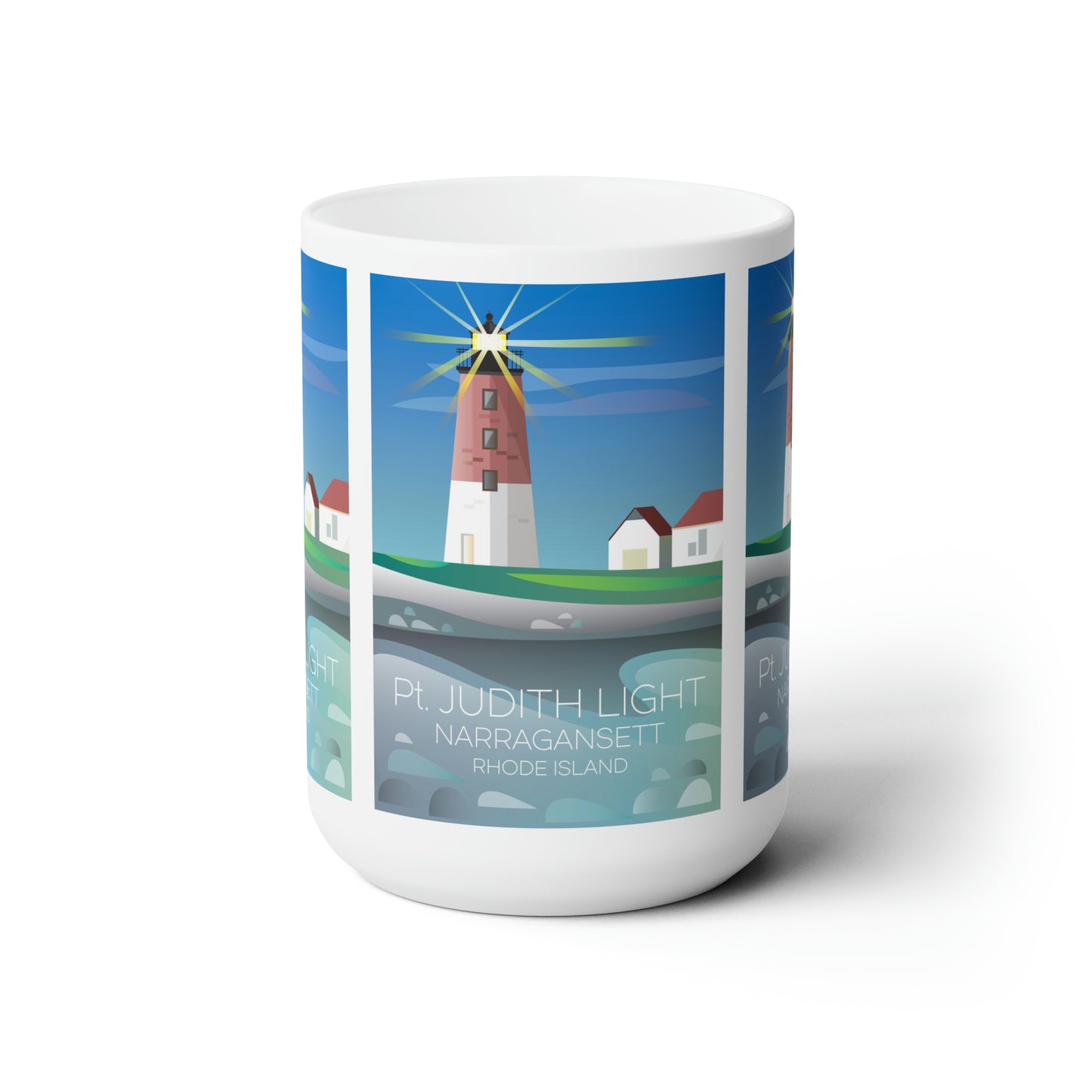 Point Judith Keramiktasse 11oz oder 15oz 