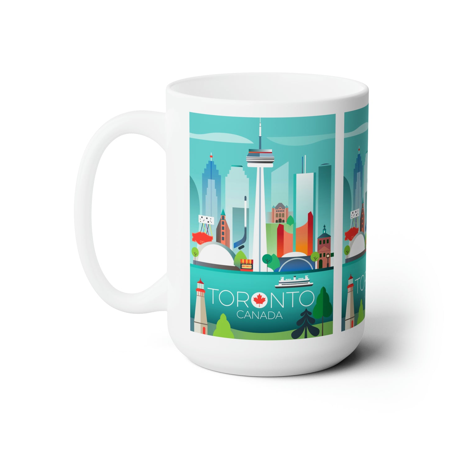 Tasse en céramique de Toronto 11oz ou 15oz 