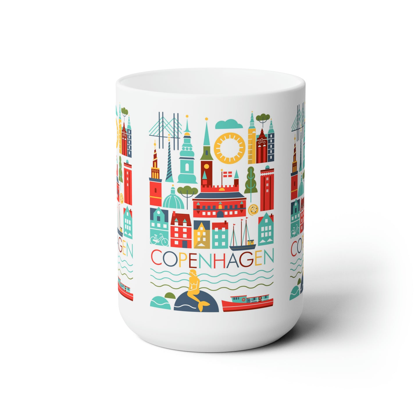 Copenhague Scandi Tasse en céramique 11oz ou 15oz 