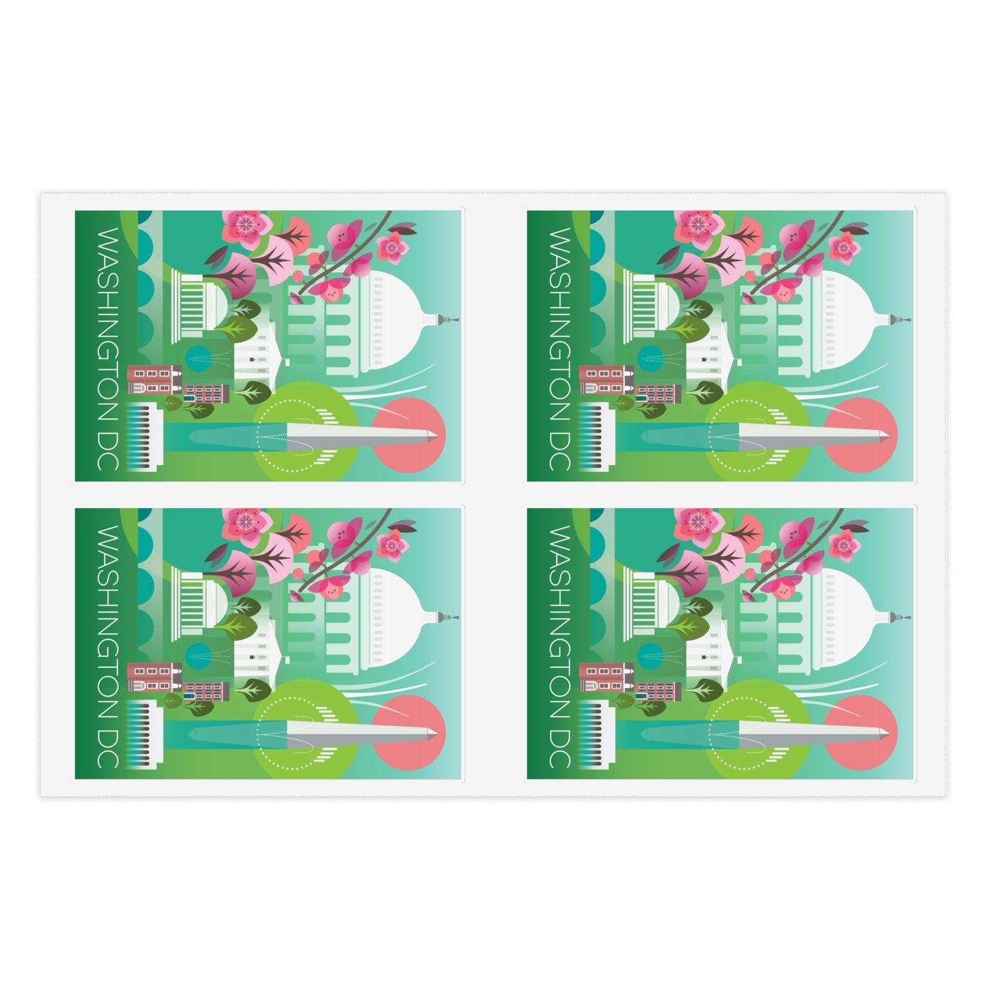 Washington DC Sticker Sheets