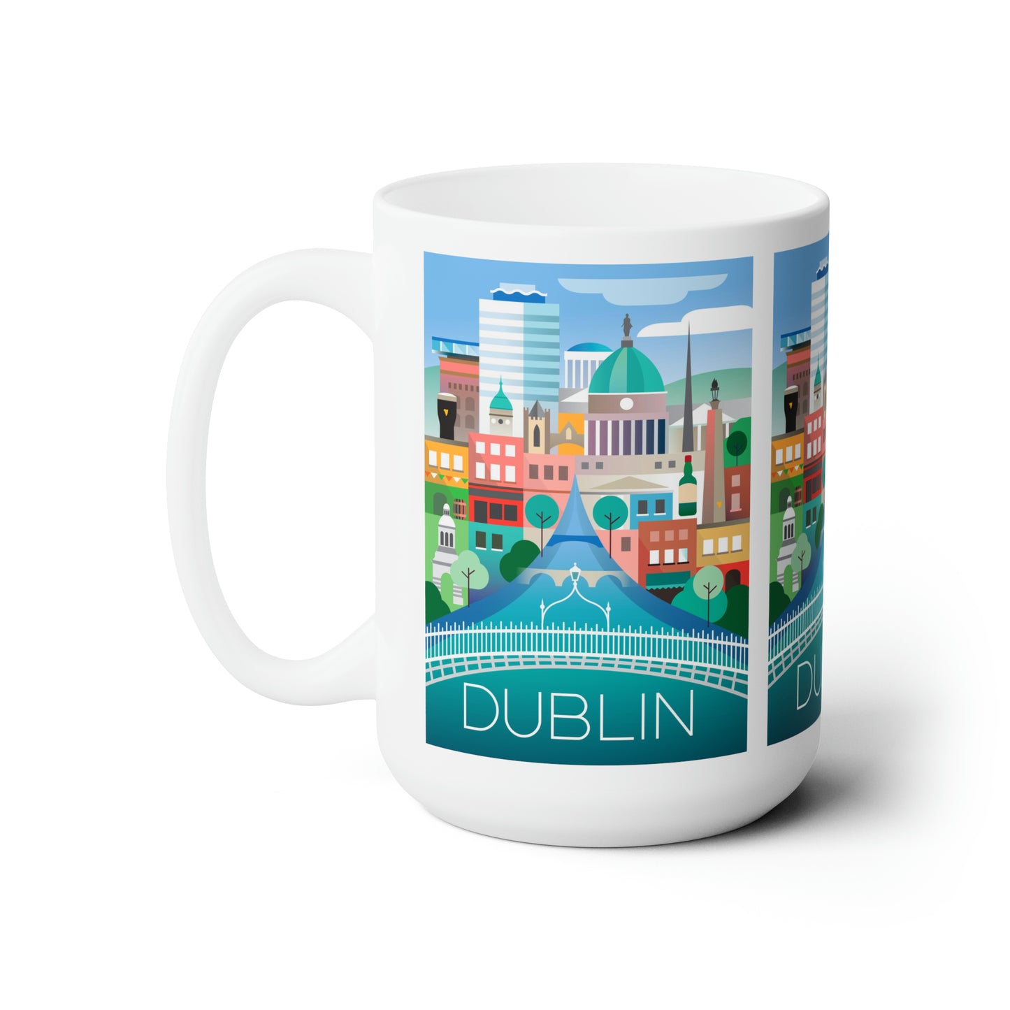 Tasse en céramique Dublin 11oz ou 15oz