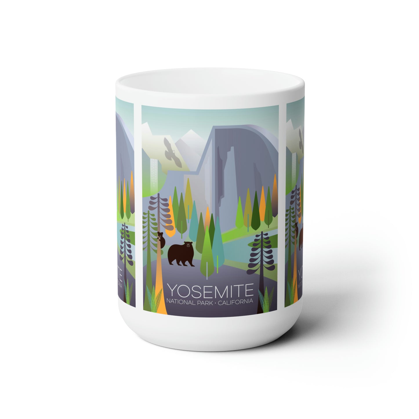 Tasse en céramique du parc national de Yosemite 11oz ou 15oz 