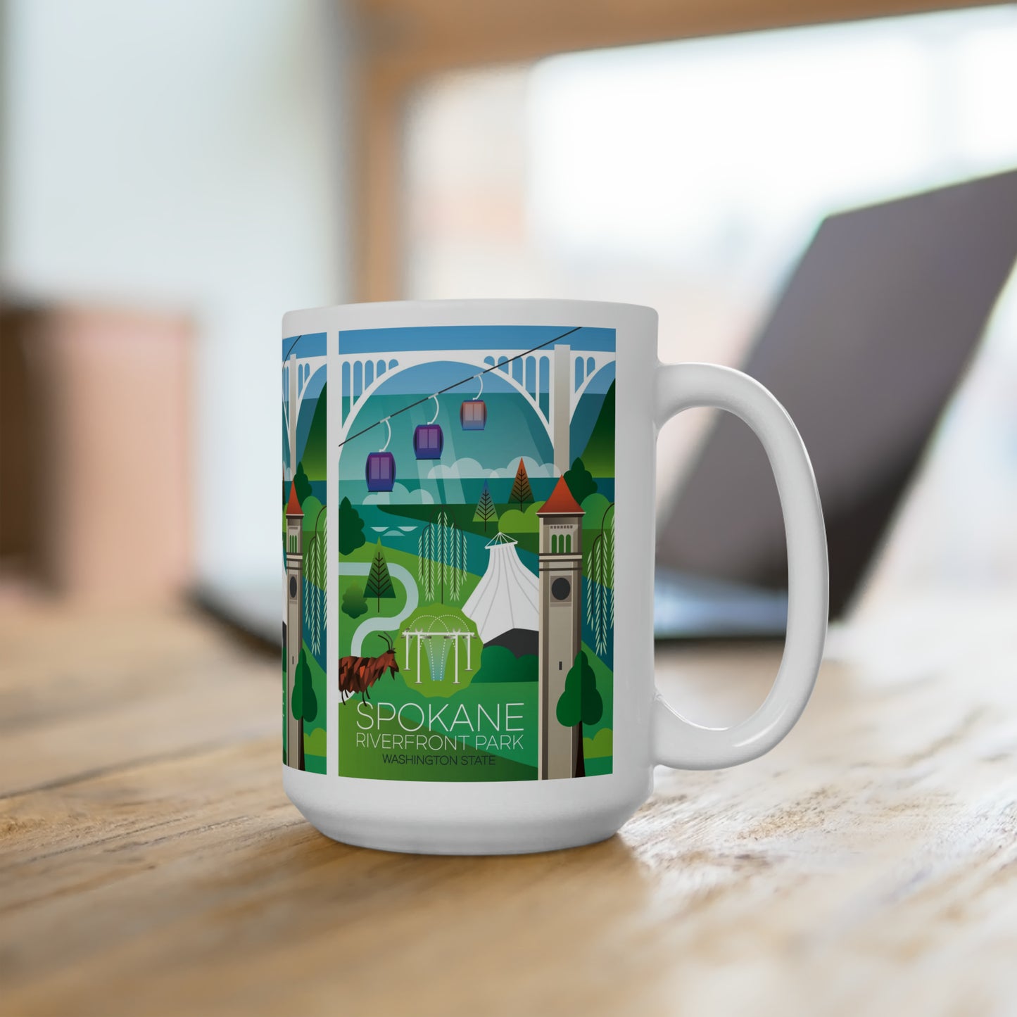 Spokane Ceramic Mug 11oz or 15oz