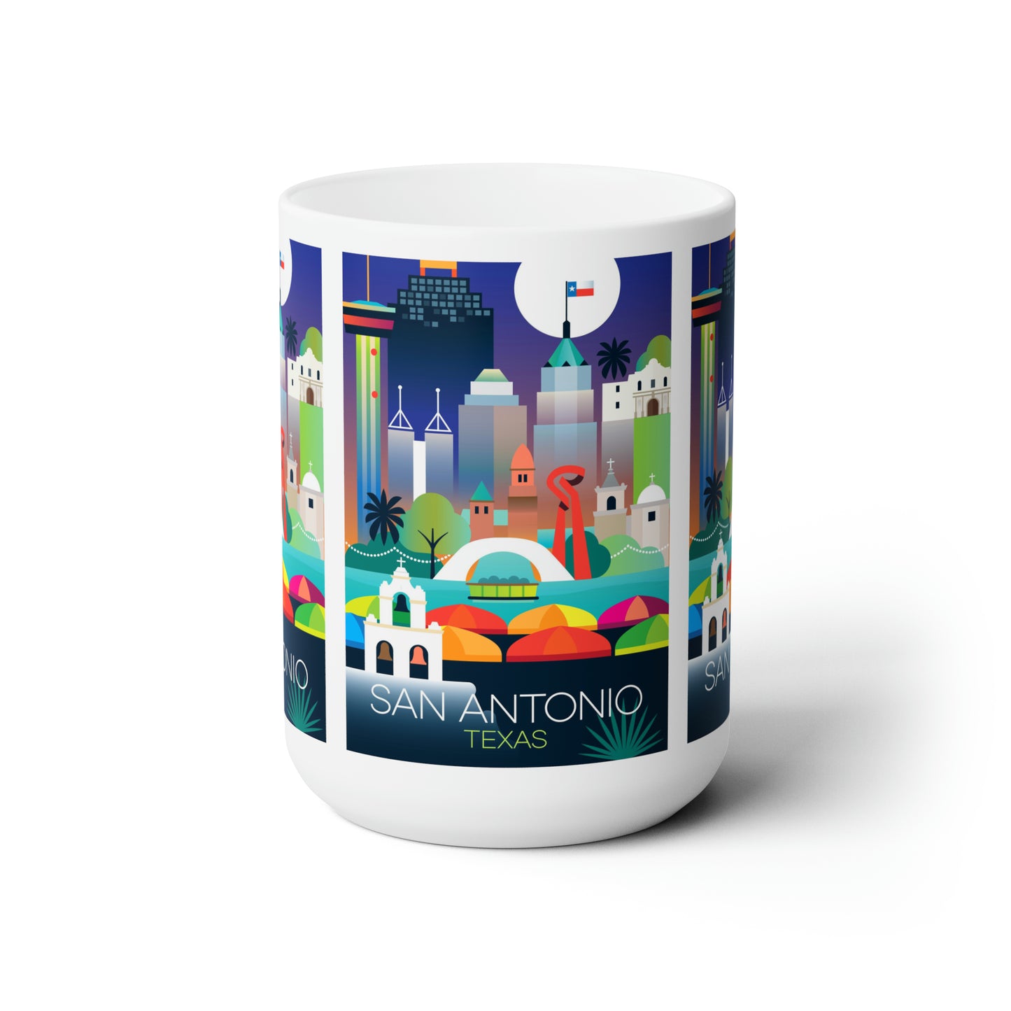 Tasse en céramique San Antonio 11oz ou 15oz