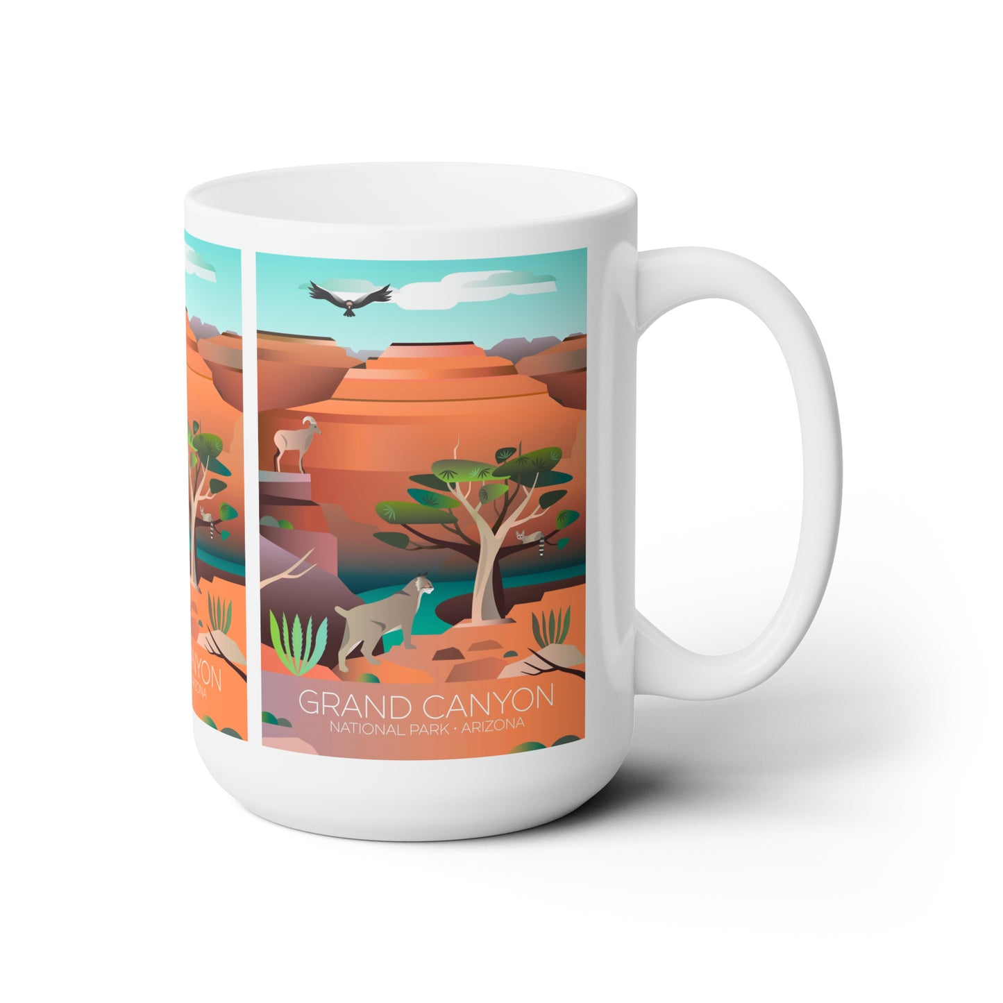 Tasse en céramique Grand Canyon 2 11oz ou 15oz 