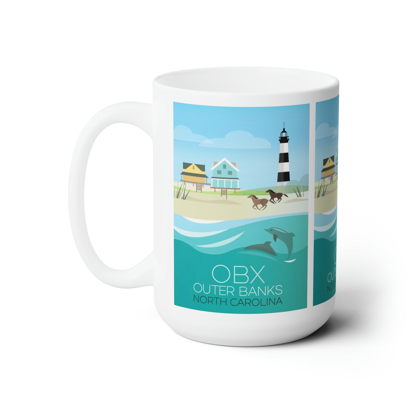 Outer Banks Keramiktasse 11oz oder 15oz