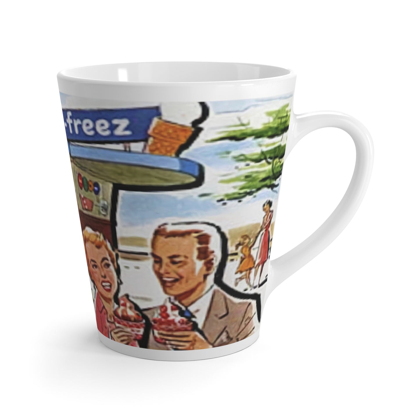 Vintage Tastee-Freeze Latte Tasse