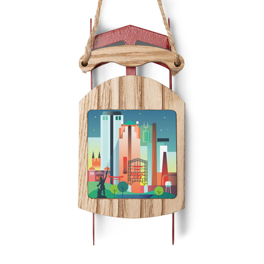 Birmingham, Alabama Sled Ornament