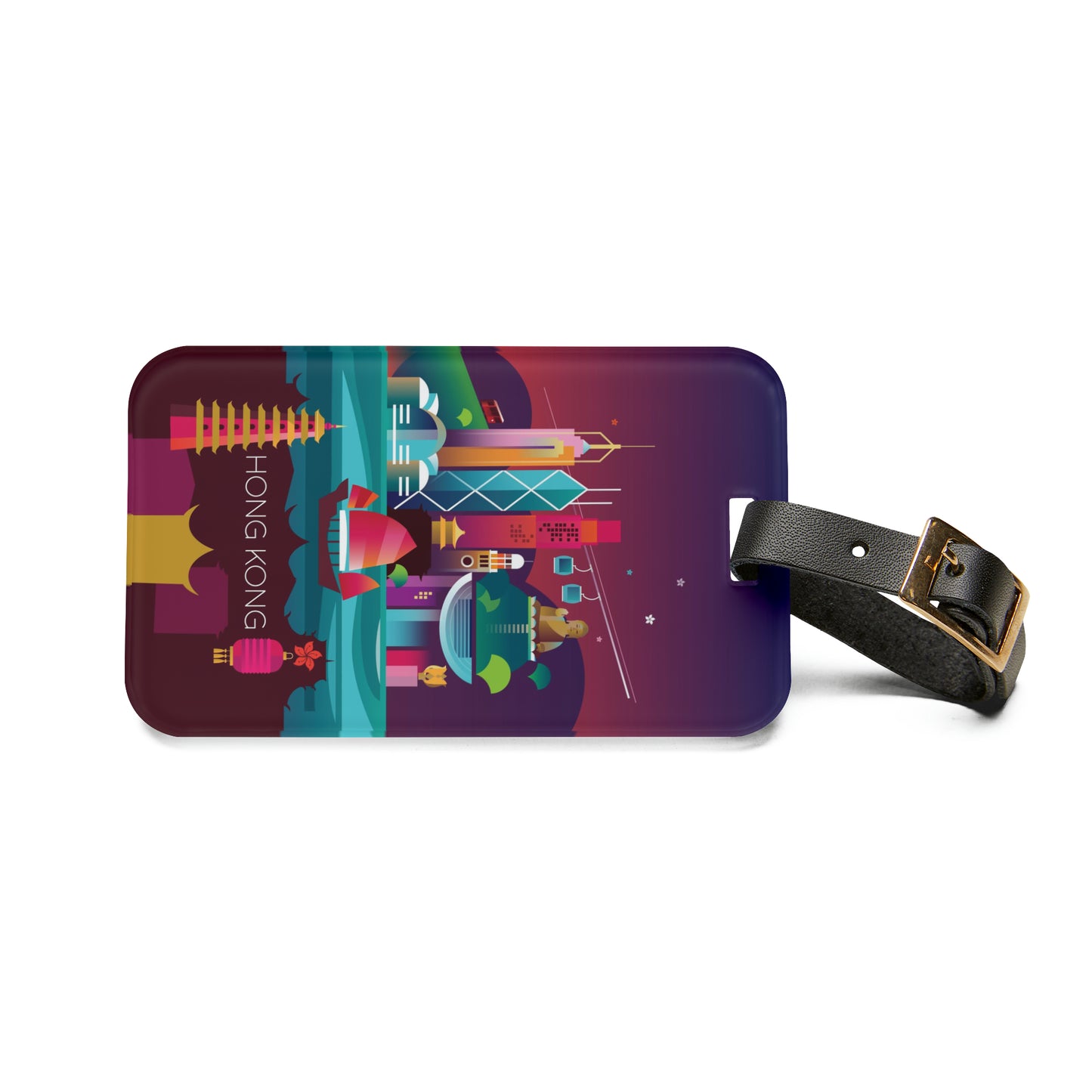 Hong Kong Luggage Tag